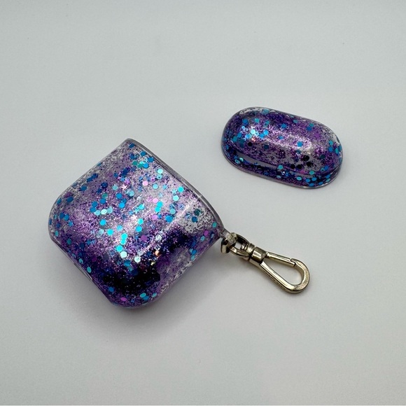 Kate Spade Purple Glitter 1st Gen AirPod Case Cover - Picture 1 of 3
